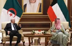 مباحثات بين ولي العهد الكويتي والرئيس الجزائري
