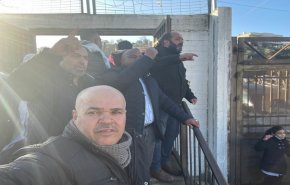 شاهد..قمع الاحتلال لوقفة احتجاج فلسطينية في الضفة