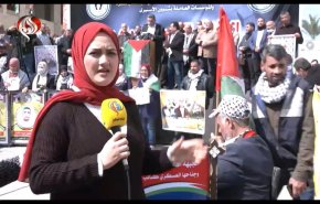 شاهد .. وقفة تضامنية مع الأسرى في سجون الإحتلال في قطاع غزة