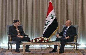 هذا ما أكد عليه صالح ونائب الرئيس الإيراني خلال لقائهما في بغداد