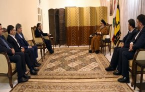 السيد نصر الله يستقبل وزير الثقافة الإيراني