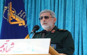قاآني: بات الصهاينة ينامون ليلهم في رعب وهلع