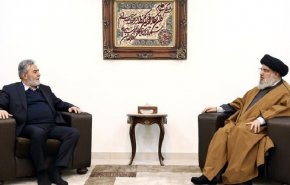 السيد نصر الله يستقبل النخالة