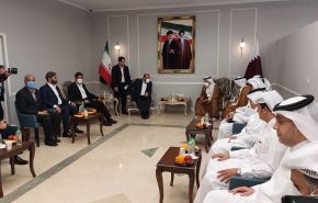 وزير النقل القطري یصل إلى جزيرة كيش
