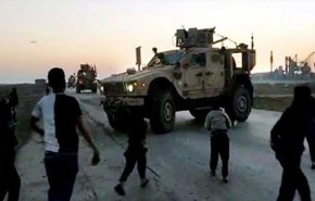 أهالي قرية القصير بريف القامشلي يطردون رتلاً لقوات الاحتلال الأمريكي