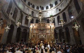الاحتلال الإسرائيلي يمنع المسيحيين من الوصول إلى كنيسة القيامة