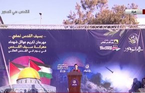 مهرجان جماهيري برعاية إيران لإحياء يوم القدس العالمي