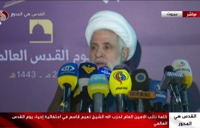 الشيخ قاسم: ايران بدعمها للمستضعفين وتحرير فلسطين قدمت رؤية شاملة للتحرير
