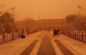 عشرات حالات الاختناق جراء العاصفة الترابية في كربلاء المقدسة

