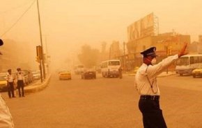 الغبار يتسبب بـ 17 حالة اختناق بين قوات الامن في الانبار