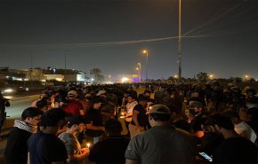 شاهد.. وقفة تضامنية امام سفارة فلسطين في بغداد