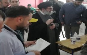 صفي الدين بعد الإدلاء بصوته: المطلوب من اللبنانيين الاقتراع لحماية بلدهم