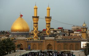 شاهد.. حريق في فندق قرب العتبة العباسية المقدسة