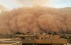 عاصفة ترابية جديدة تدخل الانبار غربي العراق