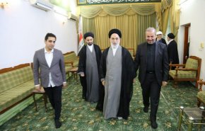 امام جمعة النجف الاشرف يستقبل السفير الايراني