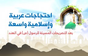 انفوغرافيك.. احتجاجات عربية وإسلامية واسعة بعد التصريحات المسيئة للرسول (ص) في الهند