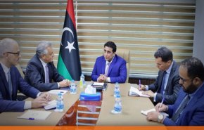 المنفي يستقبل المبعوث الإيطالي إلى ليبيا