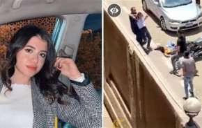 طالب يذبح زميلته أمام بوابة جامعة المنصورة المصرية+صور
