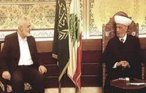 هنية يلتقي مفتي لبنان ويشيد بمواقفه تجاه القضية الفلسطينية