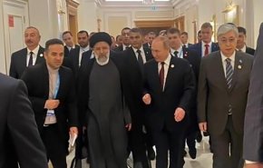 قادة الدول المطلة على بحر قزوين يصلون الى مكان انعقاد القمة