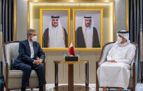 علي باقري يلتقي وزير الخارجية القطري بالدوحة