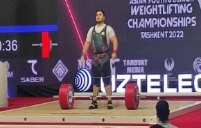 رباع إيراني يحصد 3 ميداليات ذهبية في بطولة آسيا لرفع الأثقال للناشئين