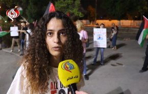 تظاهرة امام مشفی اسرائيلي تضامناً مع اسيرين فلسطينيين