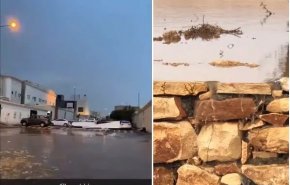 الرياض تغرق في أمطار صيفية تاريخية