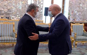 قاليباف يستقبل النخالة ويؤكد ان الجهاد والمقاومة هما رمز الانتصار
