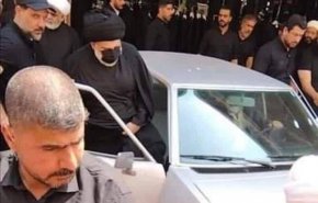 بالفيديو.. مقتدى الصدر في منزل السيد السيستاني بالنجف