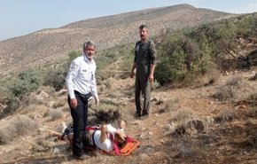 تحطم مروحية خفيفة واصابة الطيار ومساعده جنوب ايران