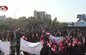 شاهد.. الموصل تشهد اكبر تظاهرة منذ عام 2013 وهذه رسائلها
