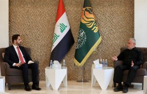 لقاء العامري برئيس الجيل الجديد لبحث مستجدات الوضع بالعراق