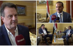 وزير النقل اليمني يبحث مع مسؤول اممي قضية مطار صنعاء واحتجاز سفن الوقود