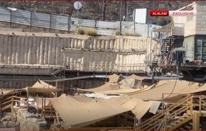 صور حصرية لقناة العالم.. شاهد ماذا وجد الاحتلال اسفل الاقصى المبارك