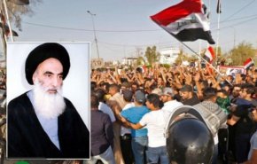 دور بارز لآية الله السيستاني في تهدئة أوضاع العراق خلال الاحداث الاخيرة 