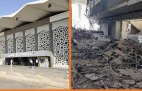 شاهد.. حجم الاضرار داخل مطار حلب بعد العدوان الصهيوني