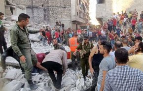 وفاة شخص وإسعاف طفلين جراء سقوط بناية بحلب