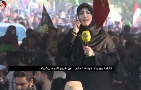 الآلاف يواصلون مسيرهم نحو كربلاء لاحياء زيارة أربعين الإمام الحسين(ع)