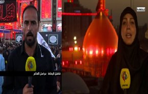 موفدة العالم: كل الطرق في كربلاء المقدسة مزدحمة ومكتظة بالزوار
