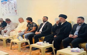 شاهد.. وفد عصائب اهل الحق يحضر مجلس عزاء الشهيدة 'زينب الخزعلي'