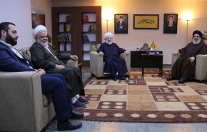الأمين العام لحزب الله يستقبل رئيس الاتحاد العالمي لعلماء ‏المقاومة