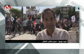 تظاهرات في العراق بذكرى حراك تشرين والمتظاهرون يجتازون جسر الجمهورية