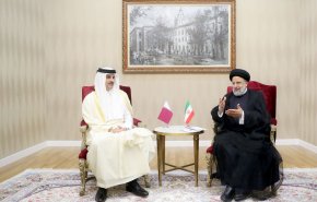 رئيسي يلتقي أمير قطر