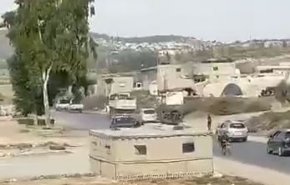 شاهد.. انسحاب المجموعات المسلحة المدعومة تركيا من مدينة عفرين