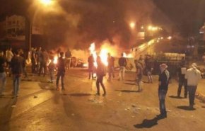 مواجهات مع العدو الصهيوني شمال شرق جنين عقب استشهاد التميمي
