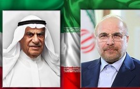 قاليباف يؤكد على تطوير العلاقات بين ايران والكويت في مختلف المجالات