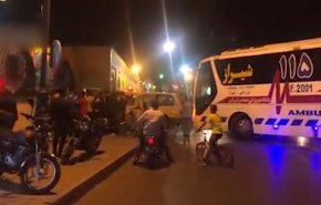 شاهد.. عشرات الشهداء في هجوم إرهابي جنوب إيران