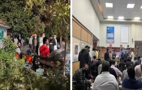 الشيرازيون يصطفون في طوابير التبرع بالدم الى المصابين بالحادث الارهابي