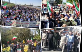 شاهد.. عندما ينتفض الشعب الايراني لإدانة مجزرة شيراز